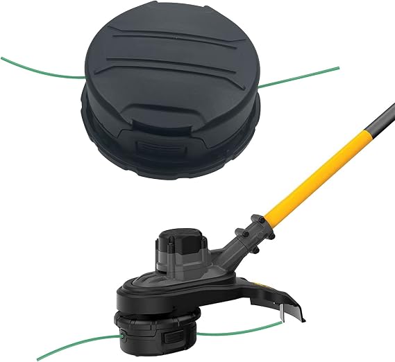 String Trimmer Head Replacement for Dewalt Universal DWO1DT995 DT20658QZ 20V 40V 60V for Dewalt DCST970 DCST922 DCST925 DCST990 DCST925 Cordless String Trimmers Replacement Parts Black (1 pc)