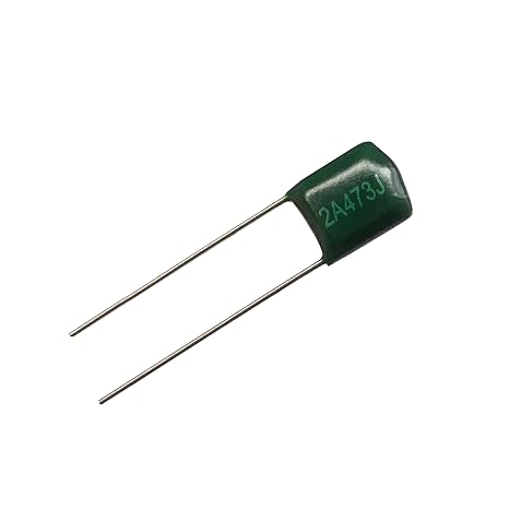 20pcs 100V 47nF Polyester Film Capacitors, 2A473J