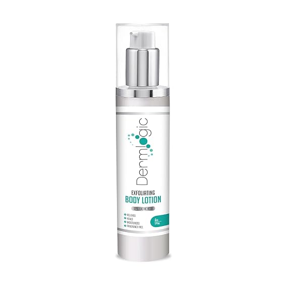 Dermlogic Keratosis Pilaris Treatment- Get Rid of KP, Bumps & Body Acne. 12% Lactic Acid Lotion. Moisturizing Repair Cream Smooths Rough, Dry, Cracked, Bumpy Skin & Redness.