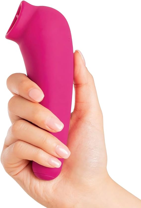 Whispering Delight, 12 Intensity Modes, Air Pulse Stimulator, Body Safe Silicone, Waterproof Design, USB Rechargeable VJ28729