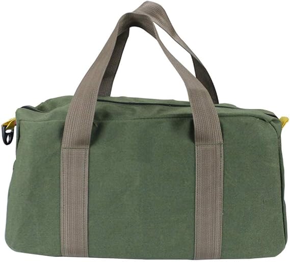 Tool Bag,14-Inch Canvas Tool Organizer,Heavy Duty Tool Bags,Wide Open Mouth Muti-Purpose Small Tool Bag,Sturdy Bottom,Garden Craftsman Plumbing Electrician Tote Bag,Tools Gift for Men