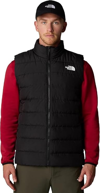 THE NORTH FACE Men's Aconcagua 3 Insulated Vest | Wind Resistant, Water Repellent, 600 Fill Waterfowl Down Insulation