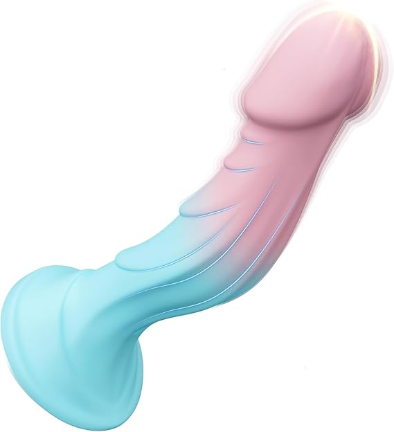 Consolador Realistic Toy Dilbo for Women 7.5", Thick Huge Silicone Skin-Like Giant Silicone Dick Machine Hand Free Play Adult Tool GDY75