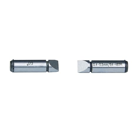 INSIZE 7381-T13 Measuring Tips for Screw Thread Micrometer, 24-14 TPI/1 mm-1.75 mm
