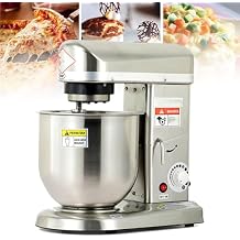 Cashwise Commercial Food Mixer, 3 Speeds Food Stand Mixer, Kitchen Heavy Duty Food Mixer Multi-Function with Stainless Steel Bowl Stand (Stainlesssteel 5L)