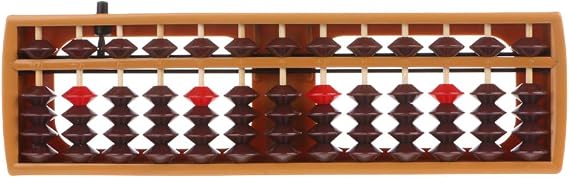 Portable Japanese 13 Digits Column Abacus Soroban Caculating School F Soroban Japanese