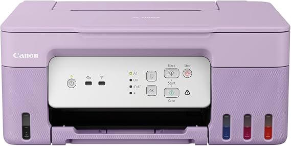 Canon G3430 Wi-Fi + Scanner + Copier Colorful Multifunctional Tank Purple Inkjet Printer