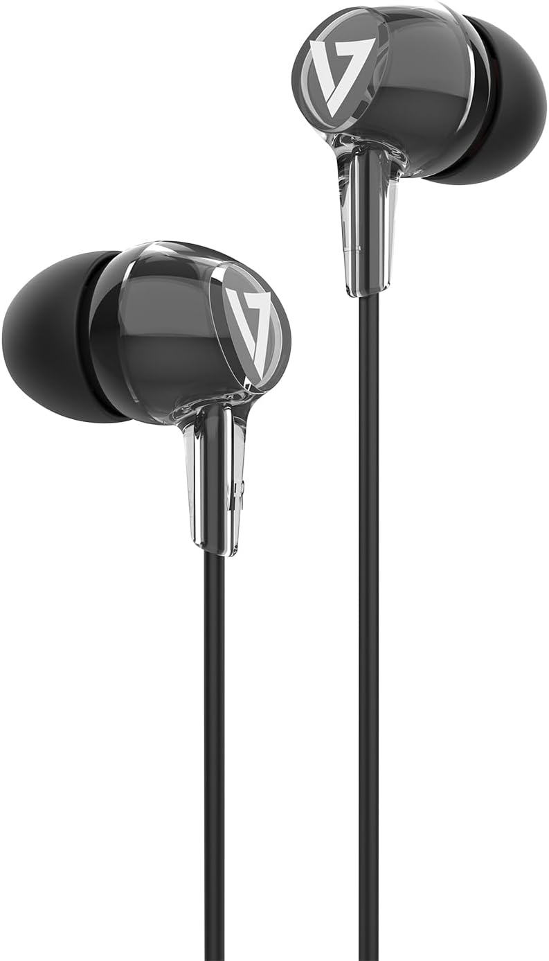V7 Stereo Earbuds wInline Mic