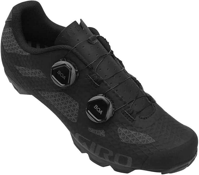 Giro Sector Women's Mountain Bike Shoe, Black/Dark Shadow, US 6-6.5 / EU 37.5