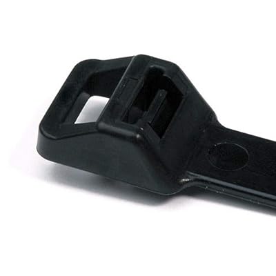 Hellermann Tyton T250R0X2 Heavy Duty Cable Tie, 20.3 Long, 250 lb Tensile Strength, PA66, Black Pack of 25