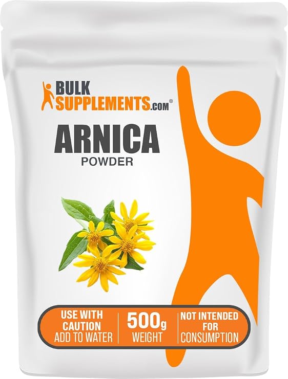 Arnica Powder - Arnica Montana Powder, Herbal Supplement - Vegan, Servings Vary Per Use, 500g (1.1 lbs) (Pack of 1)