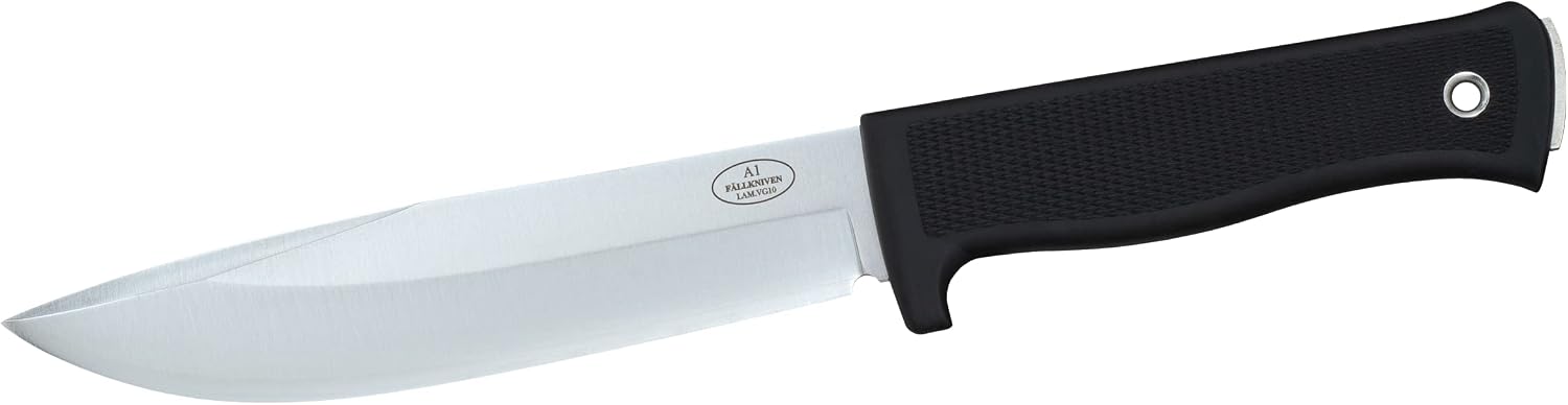 Fallkniven A1 Fine Edge Fixed Blade Knife, Black