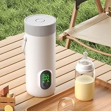 Travel Electric Kettle, 350ML Portable USB Rechargeable Hot Water Boiler Heater with 27000mAh Battery & Auto Shut Off for Outdoor Camping Hiking Car Kettle Water Boiler (US Plug)