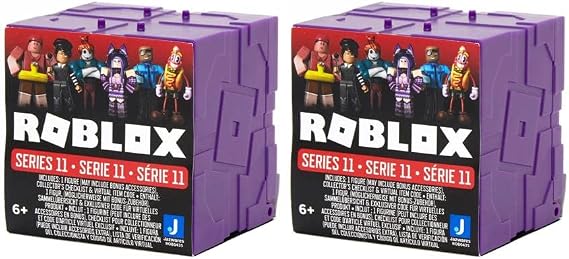 Roblox Action Collection - Series 11 Mystery Action Figure Collect All 24! (Includes Exclusive Virtual Item) (2 Pack)