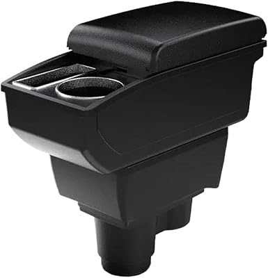 Car Armrest Storage Box, for Renault, for Dacia, for Duster 2019-2022 Car Armrest Box Center Console Storage Box Bilayer Handrail Case