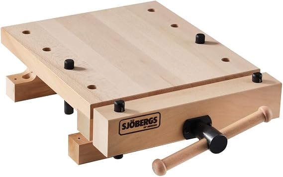 Smart Workstation Pro Vise Top - Portable Work Station 20-7/8" x 14-3/8" | Smart Workstation Pro Vise Top Professional Portable Work Station w/ Large Surface Versatile, European Beech Construction