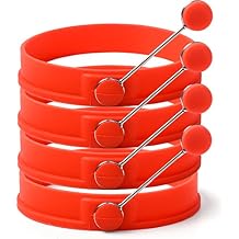 Sunsella 4" Silicone Egg & Pancake Rings - 4 Pack