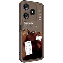 Tekno Tecno Spark 10 4G Kılıf Kamera Korumalı Baskılı Arka Yüzey Klas Silikon Kapak Koyu Kahve 1