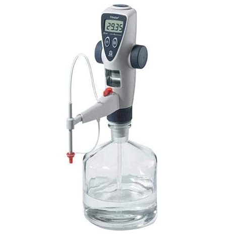 BRANDTECH SCIENTIFIC 707535 Titrette Dispensing Cylinder with Valve Head for Bottletop Burette, 25 mL Capacity