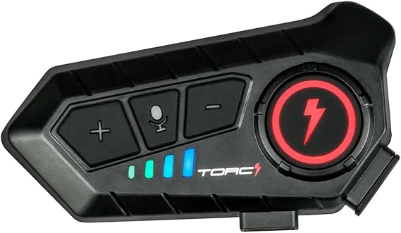 TORC Bolt Wireless Communication System for Motorcycles (Black - One Size)