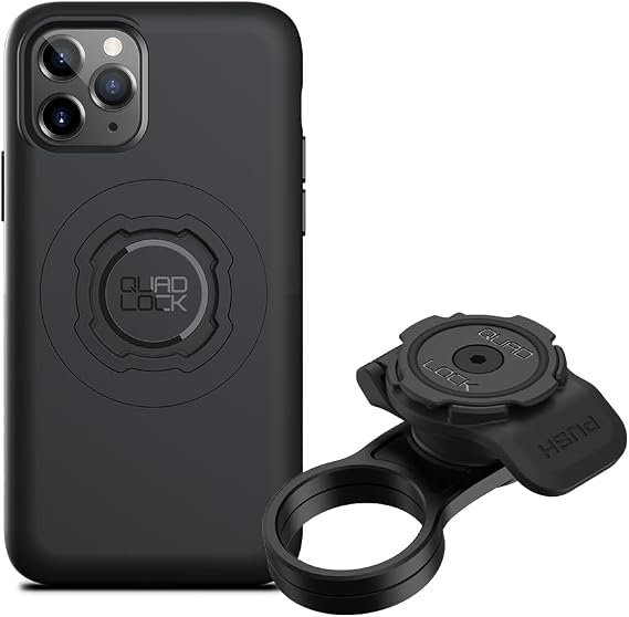 Quad Lock Stem Cap Bike Mount Kit with MAG Phone Case for iPhone 11 Pro
