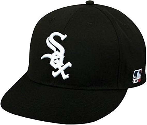 2013 Youth FLAT BRIM Chicago White Sox Home Black Hat Cap MLB Adjustable