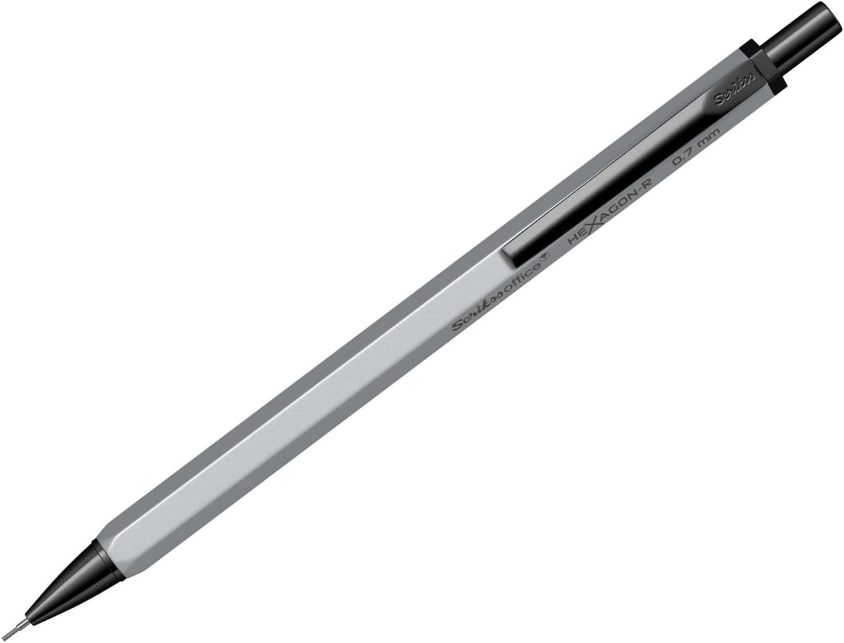 Scrikss Office Hexagonr Mechanical Pencil Silver 0.7 Mm