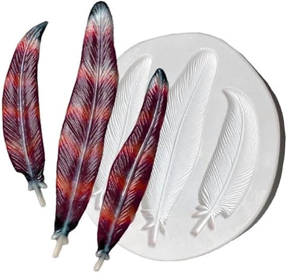 9.5"X 7.5" Deep 1.5" Three Feathers Mold Glass Fusing