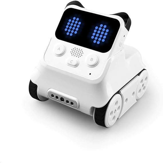 Makeblock Robot Toy Codey Rocky Programming Robot Interactive Emo Robot Electronic Module Scratch Python Coding Programming Toy Elementary School Robot Kit STEM Education Kit for Children 6 Years Old and Up Gift