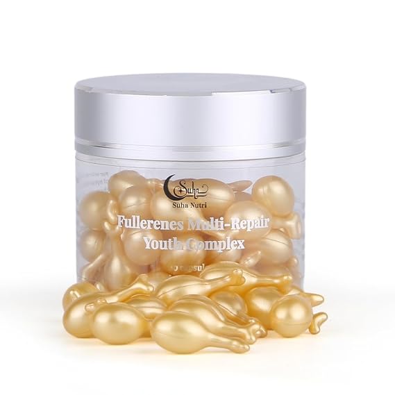 Vitamin E Oil for Skin | Face Moisturizer | Squalane | CoQ10 | 60 Ct