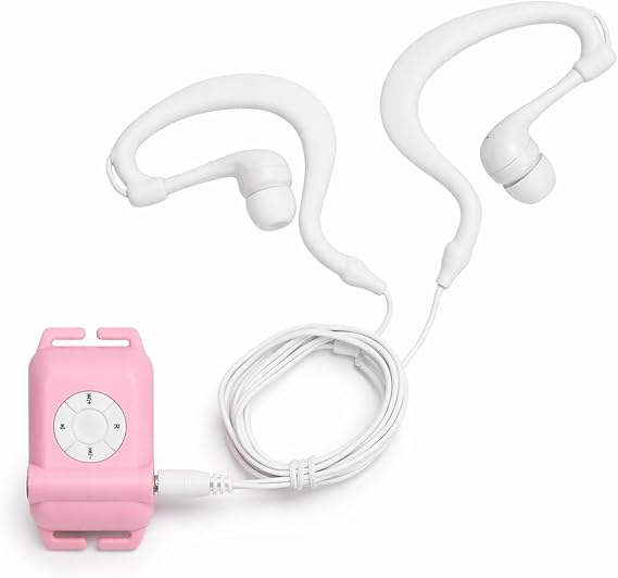 IPX8 Waterproof MP3 Player Underwater Swimming Headphones Music Player with Headphones for Swimming Running Surfing (8GB)