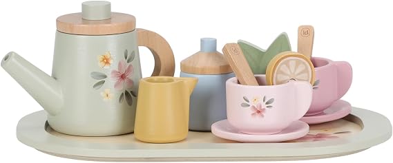 Little Dutch 2507 Wooden Tea Set - Mint
