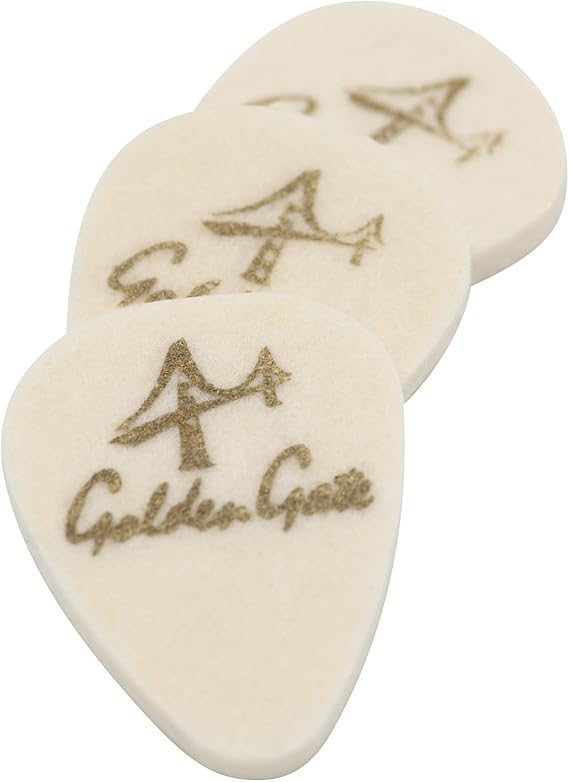 Golden Gate FP-1 Ukulele Felt Picks - 3 Pack