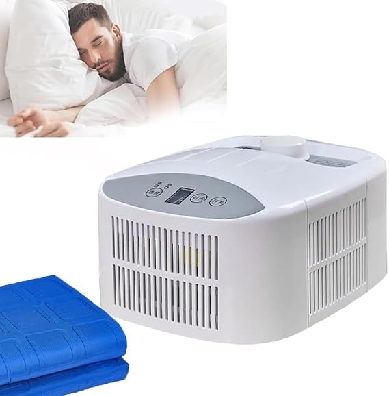 Electric Water Cooled Mattress System,Water Cool Mat Mattress Cooler,Water Cooling Pad for Hot Sleeper and Night Sweat(160 * 140cm)