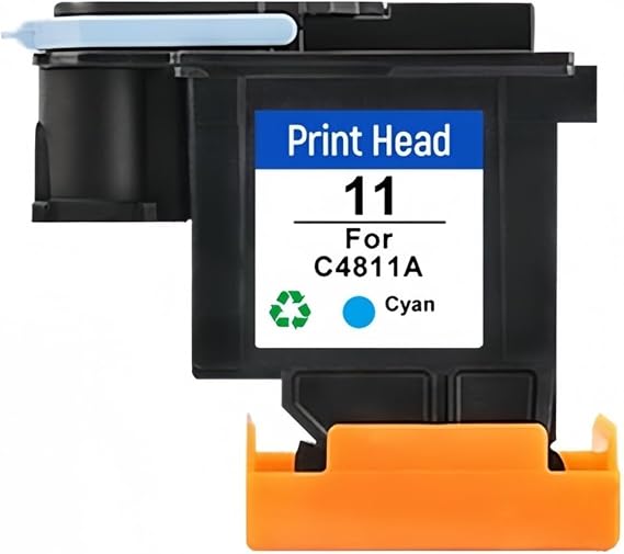 11 HP11 Printhead C4810A C4811A C4812A C4813A, Compatible For HP Designjet 70 100 110 500 510 500(1PC Cyan)