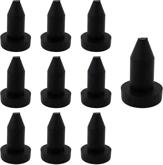 10x Kayak Drain Plug Scupper Plugs for Boat Canoe Holes Stoppers Compatible with Sun Dolphin Kayaks Aruba 8 SS, Pedal Kayak, Pelican Fishing Excursion 5