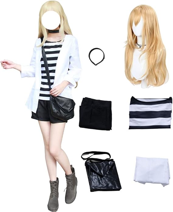 Men Cosplay Costume Anime Outfit Uniform Full Set