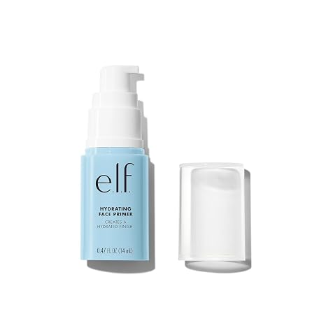 e.l.f. Hydrating Face Primer Makeup Primer for Flawless Smooth Skin & Long-Lasting Makeup Fills Pores & Fine Lines Vegan & Cruelty Free Small