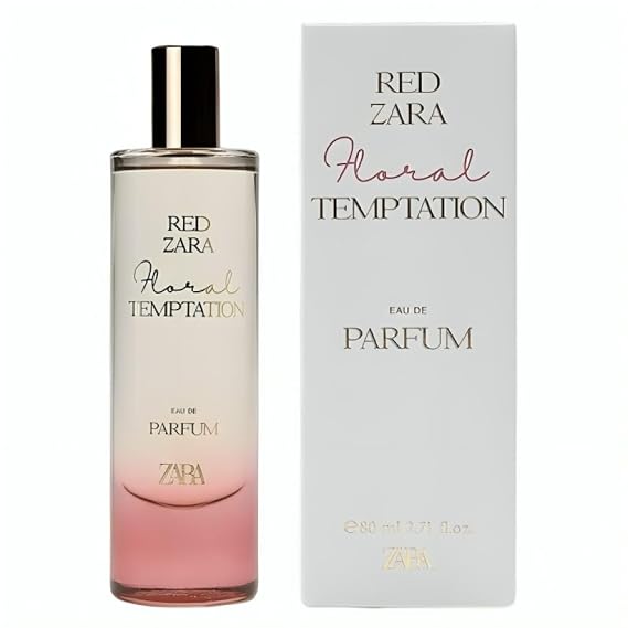 Zara Red Temptation Floral Perfume for Women EDP Eau De Parfum 80ML (2.71 FL OZ)