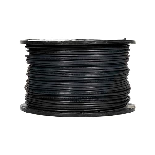 Paladin #14 AWG Gauge 500 FT Roll Insulated Solid Copper THHNTHWN-2 Building Wire - 600 Volts Residential, Commercial, Industrial UL Listed Black