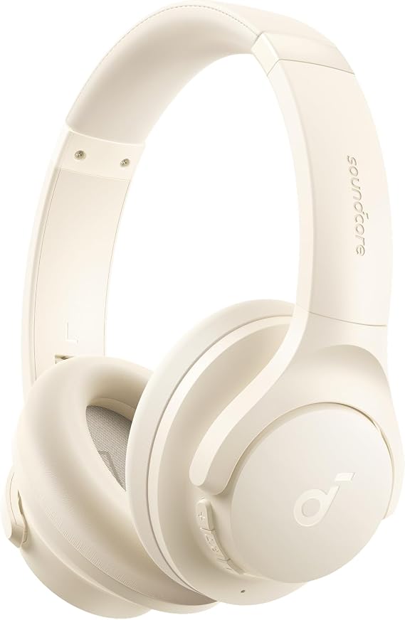 Soundcore by Anker Q20i Hybrid Active Noise Cancelling Headphones, White