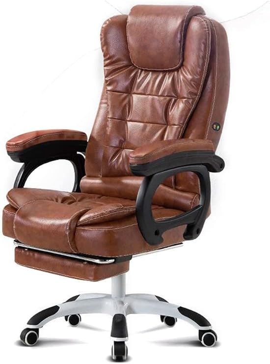 Gaming chair for adults,Swivel chair Swivel Chair-computer Chair with 2 Massage Modes Home Office Chair Reclining Boss Chair Leather Art Chair Desk Chair Lift Swivel Chai
