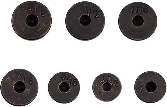 Wostore Double Flare Adapter Set, 7-Pc 3/16" to 5/8" for Brake Line & HVAC | 7 double flare adapters: 3/16" to 5/8". Works with copper, aluminum, brass, magnesium & soft steel. Brake line, HVAC & auto.