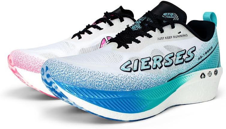 Professional Marathon Carbon Plate Men Racing Running Shoes Breathable Cushioning Non-Slip Outdoor Road Sneakers