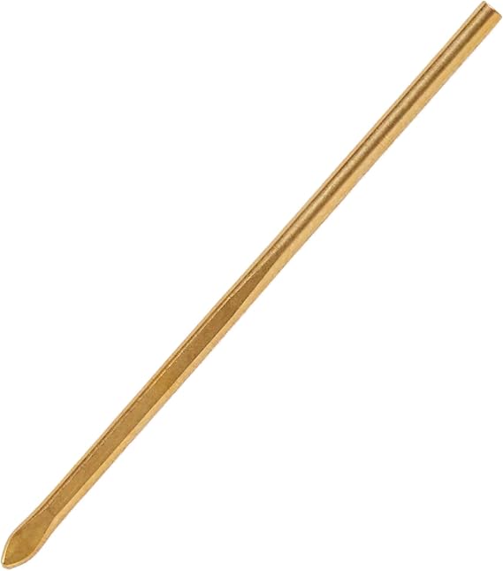 Tandy Leather Perma-Lok Needle - Brass Threaded Shaft Grips Leather Lace Firmly for Smooth Hand Lacing - Ideal for Heavy Leathercraft Projects (Regular)