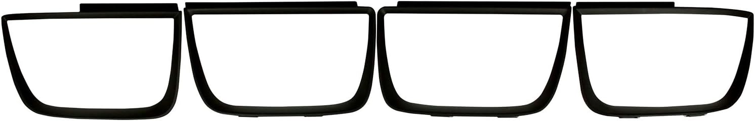 Anzo USA 351001 Black Flat Tail Light Bezel for Chevy Camaro- 4 Piece