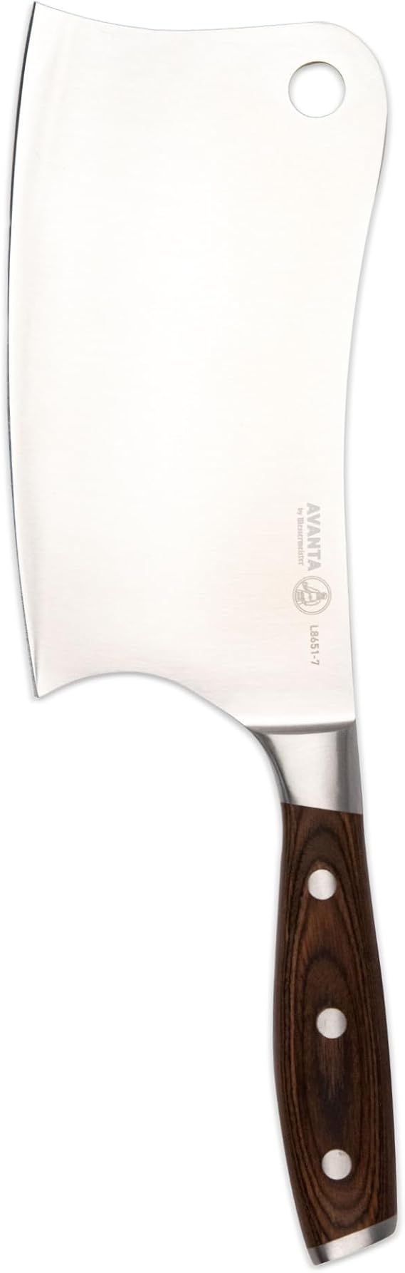 Messermeister Avanta Forged 7 Heavy Meat Cleaver - German X50 Stainless Steel - Rust Resistant & Easy to Maintain