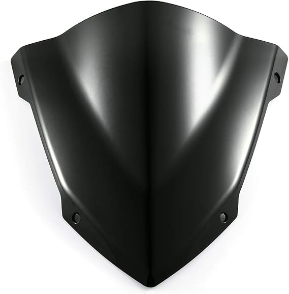 Motorcycle Windshield Windscreen Sports Visor Fits for MT-07 MT07 FZ07 2018 2019 2020 18-20 (Black)