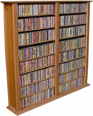 Venture Horizon Media Storage Tower-Regular Double Cherry