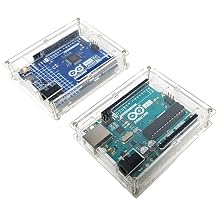 Enclosure for Arduino Uno, Transparent, 2 Pieces